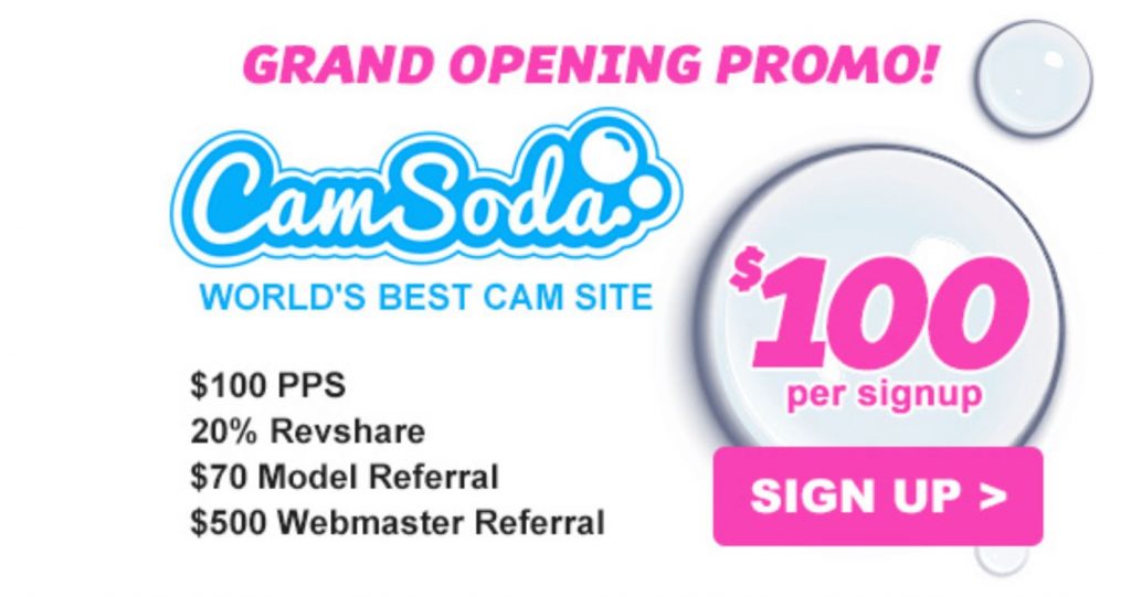 Cam Soda Webmaster Program Referral Banner 1